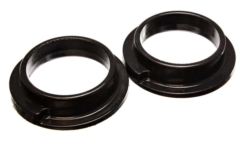 Ford Focus Coil Spring Isolators - Rear - Energy Suspension - Hyper-Flex Performance Polyurethane - Black - `00-`04